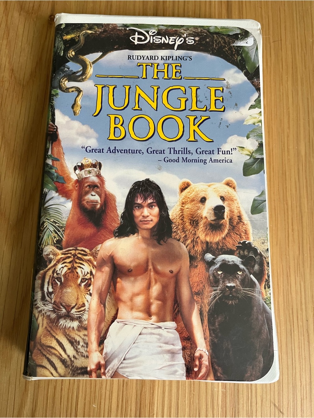 Walt Disney Home Video The Jungle Book (1994) VHS PG NTSC Full Screen Hi-Fi